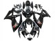 Carénages Moto Suzuki GSXR 600 / GSXR 750 2006-2007 - Noir Brillant Argent Rouge