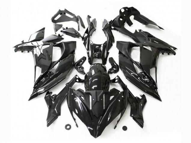 Carénages Moto Kawasaki Ninja 650 EX650 2017-2019 - Noir Brillant