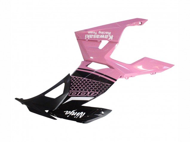 Carénages Moto Kawasaki Ninja 400 2018-2024 - Rose Noir Mat Rayon de Miel