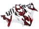 Carénages Moto Yamaha YZF 1000 R1 2004-2006 - Rouge Blanc