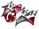 Carénages Moto Yamaha YZF 1000 R1 2009-2011 - Rouge Noir Mat