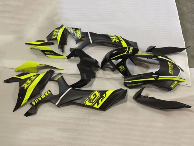 Carénages Moto Yamaha YZF 1000 R1 2020-2025 - Noir Brillant Fluorescent Jaune