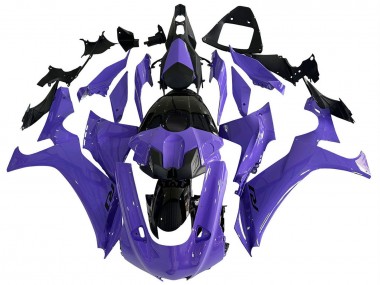 Carénages Moto Yamaha YZF 1000 R1 2020-2025 - Violet Noir Brillant