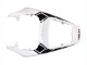 Carénages Moto Yamaha YZF R6S 2006-2009 - Blanc Noir Brillant