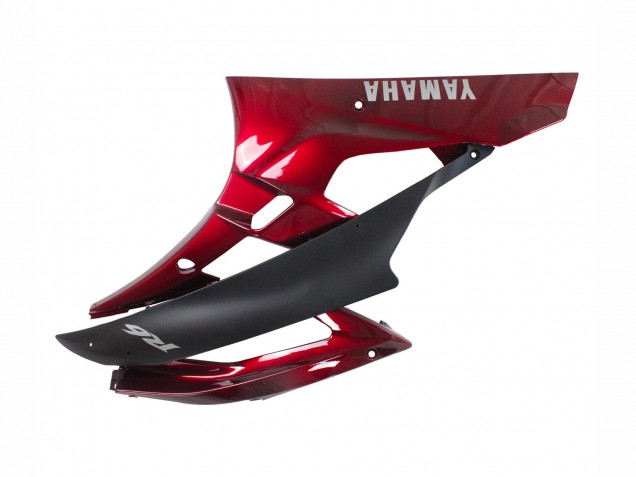 Carénage Moto Yamaha YZF 600 R6 2006-2007 - Rouge Noir Mat