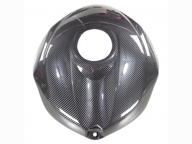 Carénages Moto Yamaha YZF 600 R6 2008-2016 - Gris Noir Fibre de Carbone Style