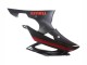 Carénages Moto Yamaha YZF 600 R6 2008-2016 - Noir Brillant Noir Mat Rouge Bande