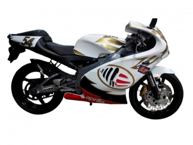 Carénages Moto Aprilia RS125 2000-2005 - Blanc Jaune Rouge