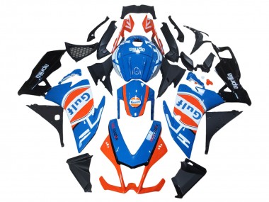 Carénages Moto Aprilia RS4 50 125 2012-2018 - Blanc Bleu Orange Noir Brillant Gulf