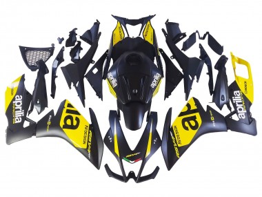 Carénages Moto Aprilia RS4 50 125 2012-2018 - Jaune Noir Mat