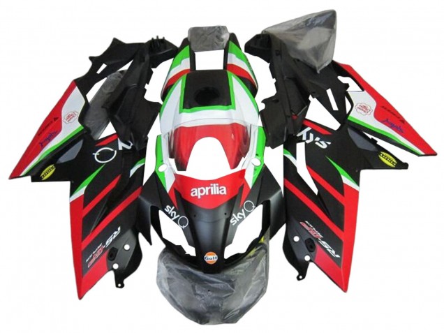 Carénage Moto Aprilia RS4 50 125 2012-2019 - Blanc Rouge Vert Noir Brillant