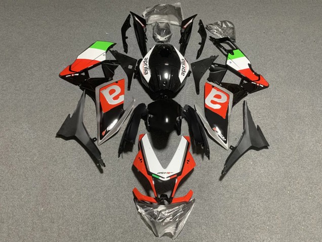 Carénages Moto Aprilia RS4 50 125 2012-2019 - Blanc Vert Rouge Noir Brillant