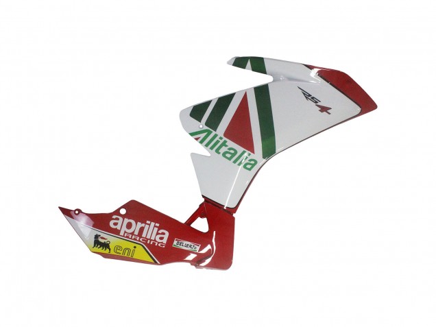 Kits Carénage Moto Aprilia RS4 50 125 2012-2019 - Blanc Rouge Vert Jaune Alitalia