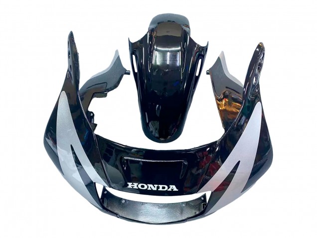 Carénages Moto Honda CBR600 F2 1991-1994 - Argent Noir Brillant