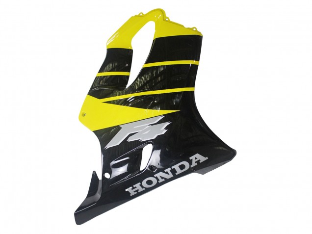 Carénages Moto Honda CBR600 F4 1999-2000 - Jaune Noir Brillant