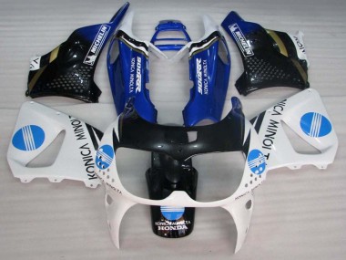 Carénages Moto Honda CBR900RR 893 1994-1995 - Blanc Bleu Noir Brillant Konica Minolta