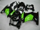 Carénages Moto Kawasaki EX250 2008-2012 - Noir Brillant Vert