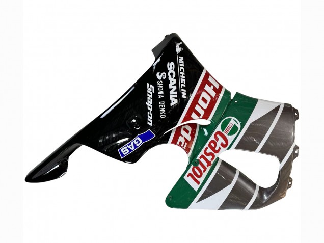 Carénages Moto Honda CBR900RR 893 1996-1997 - Blanc Vert Gris Noir Brillant Castrol