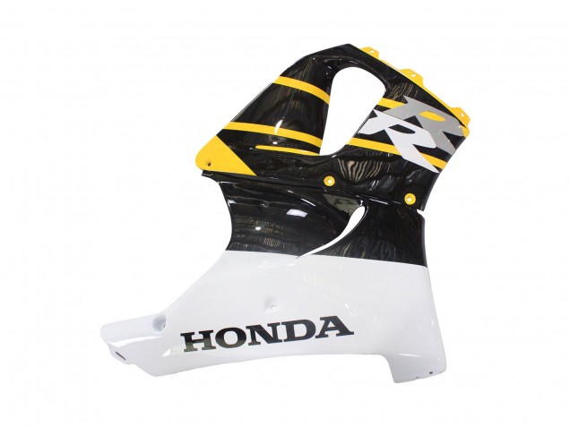 Carénages Moto Honda CBR900RR 919 1998-1999 - Blanc Jaune Noir Brillant