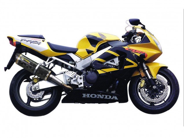 Carénages Moto Honda CBR900RR 929 2000-2001 - Jaune Bleu Foncé