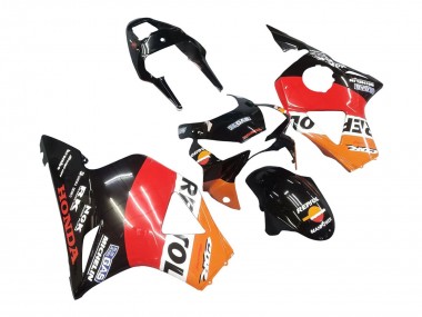 Kits Carénage Moto Honda CBR900RR 954 2002-2003 - Orange Blanc Rouge Noir Brillant Repsol