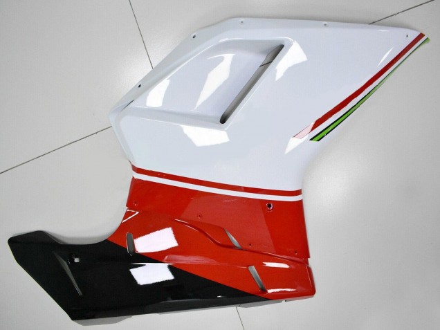 Carénages Moto Ducati 848/1098/1198 2007-2014 - Blanc Rouge Vert Noir Brillant