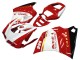 Carénages Moto Ducati 996 1993-2005 - Blanc Rouge Or Noir Brillant Corse Performance