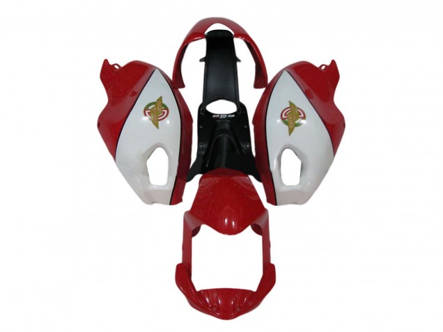 Carénage Moto Ducati Monster 696 796 1100 1100S 2008-2012 - Blanc Rouge