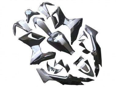 Carénages Moto Honda CBR125R 2002-2006 - Argent Noir Brillant