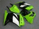 Carénages Moto Kawasaki EX250 2008-2012 - Vert Blanc Noir