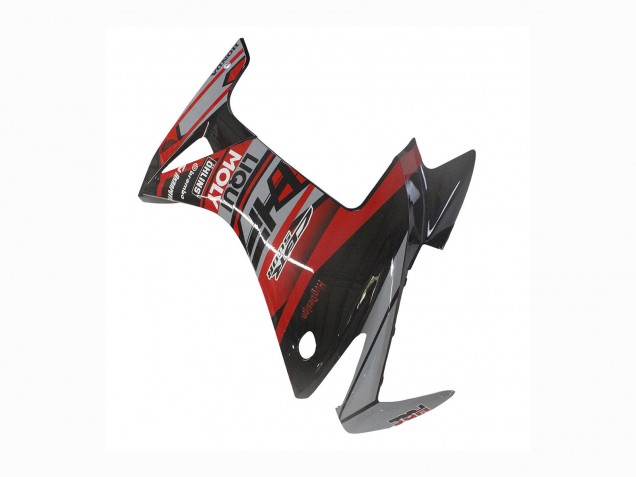 Carénages Moto Honda CBR500R 2013-2015 - Rouge Argent Noir Brillant