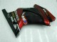 Carénages Moto Kawasaki EX250 2008-2012 - Noir Brillant Rouge Marron