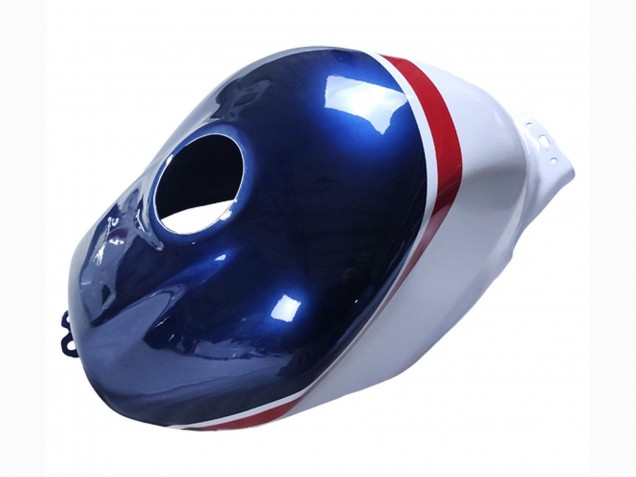 Carénages Moto Honda VFR 800 2002-2013 - Blanc Rouge Bleu Foncé