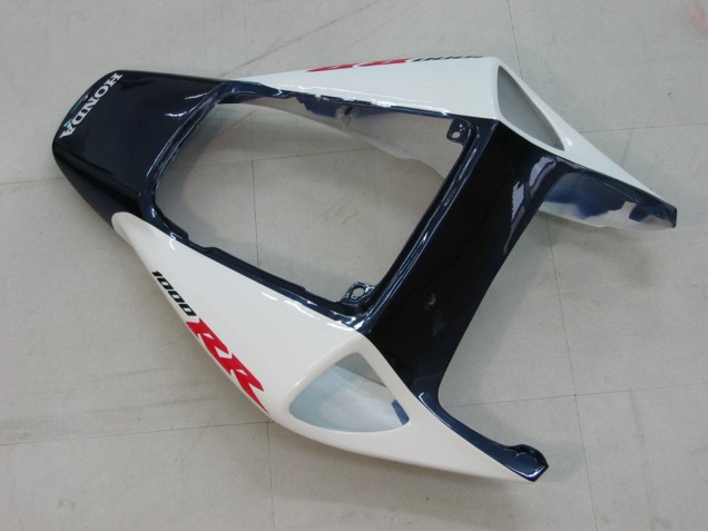Carénages Moto Honda CBR1000RR 2004-2005 - Blanc Bleu Noir Brillant Fireblade