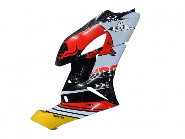 Carénages Moto Honda CBR1000RR 2004-2005 - Jaune Rouge Blanc Glossy Red Bull Repsol HRC