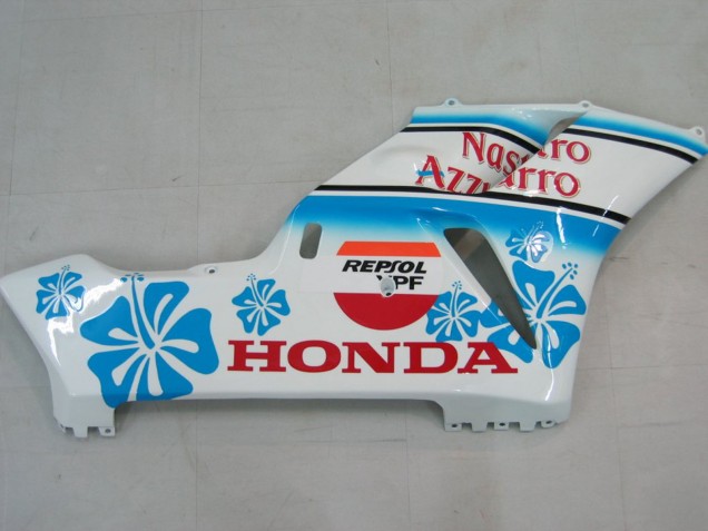 Carénages Moto Honda CBR1000RR 2004-2005 - Blanc Bleu Neige Nastro Azzurro 46