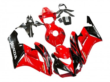 Carénages Moto Honda CBR1000RR 2004-2005 - Rouge Noir Brillant Courses