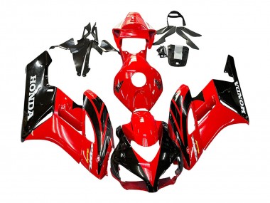 Carénages Moto Honda CBR1000RR 2004-2005 - Rouge Noir Brillant Courses
