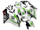 Carénages Moto Honda CBR1000RR 2004-2005 - Blanc Vert Noir Brillant Hannspree 52