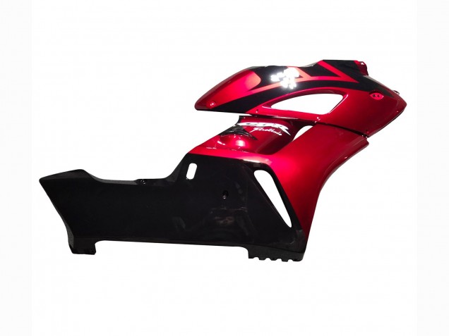 Carénages Moto Honda CBR1000RR 2004-2005 - Rouge Noir Brillant Bande