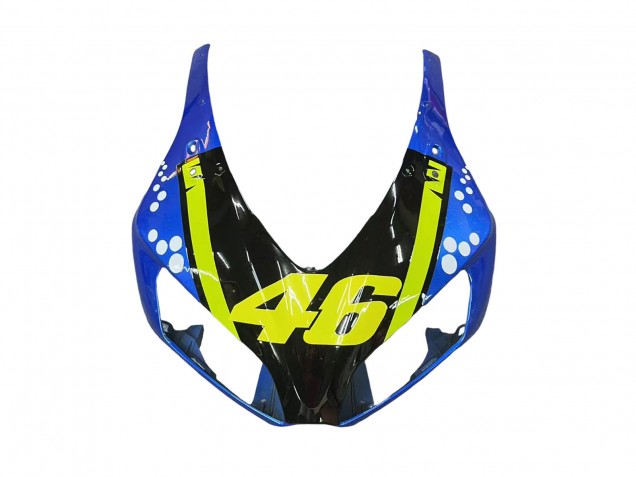 Carénages Moto Honda CBR1000RR 2006-2007 - Bleu Fluorescent Vert Noir Brillant Requin 46