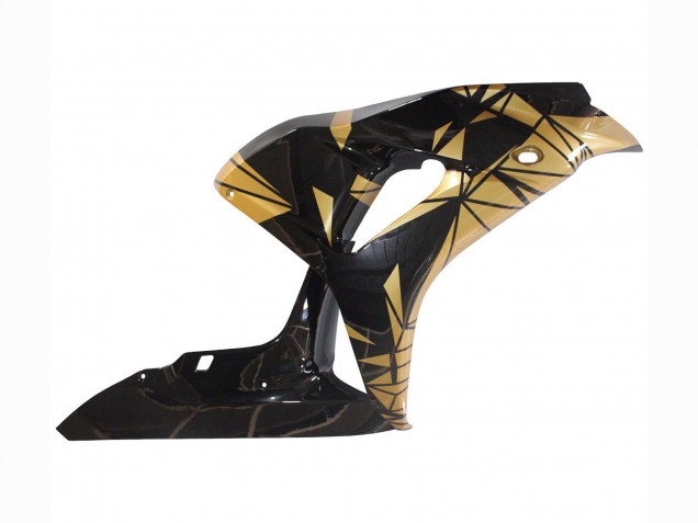 Carénages Moto Honda CBR1000RR 2006-2007 - Or Noir Brillant