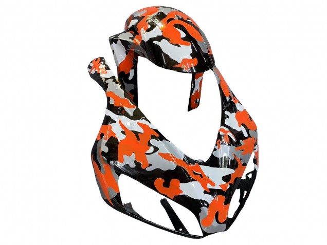 Carénages Moto Honda CBR1000RR 2006-2007 - Noir Orange Argent Camouflage