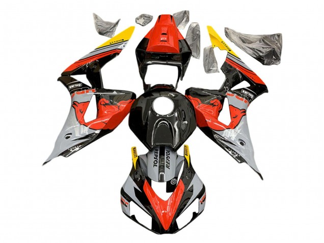Carénages Moto Honda CBR1000RR 2006-2007 - Nardo Gris Rouge Jaune Noir Brillant Red Bull Repsol HRC