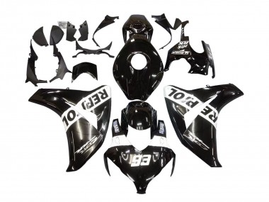 Carénages Moto Honda CBR1000RR 2008-2011 - Noir Brillant Blanc Repsol 93