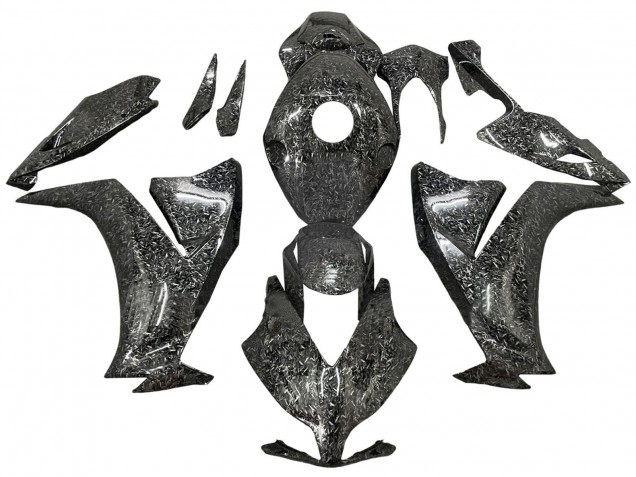 Carénages Moto Honda CBR1000RR 2012-2016 - Noir Fibre de Carbone Forgée