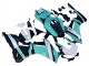 Carénages Moto Honda CBR1000RR 2017-2023 - Blanc Bleu Clair Noir Brillant