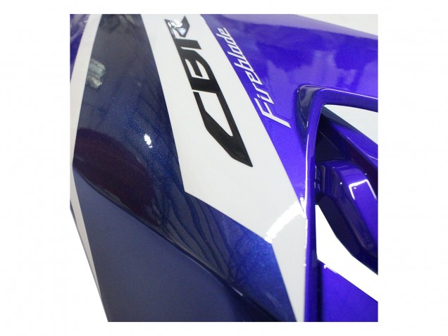 Carénages Moto Honda CBR1000RR 2017-2023 - Blanc Bleu