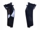 Carénages Moto Honda CBR600RR 2003-2004 - Argent Noir Brillant