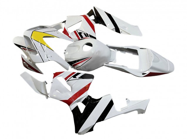 Carénages Moto Honda CBR600RR 2003-2004 - Blanc Rouge Jaune Noir